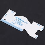 Sewing Ruler Aluminium Portable Practical Seam Measuring Gauge For Drawing