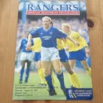 Rangers v Dunfermline Athletic Official Matchday Programme 25 Aug 1990 SPL