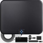 Amplified HD Digital TV Antenna - 180 Mile Range, 4K 8K Ready, Indoor Smart TV