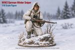 WW2 German Winter Sniper 1:16 unpainted High Detail 3d Resin Printed figure