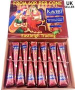 KAVERI BROWN HENNA CONES TUBES MEHNDI MEHENDI BRIDAL TEMPORARY TATTOO BODY ART