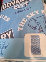 Coventry City FC  SLAM dunk Tropical  Beach  Towel New Licensed Product  RRP £22