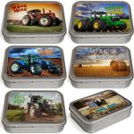 Personalised Tobacco Tin Tractor 2oz Baccy Fathers Day Cigarette Birthday Gift