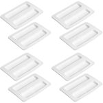 Reusable Silicone Toaster Oven Cover 2 Kitchen Gadget Protective Lid White