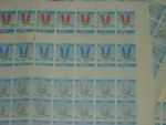 LEBANON 1964 HYACINTH 1/2p 1p 2 1/2p...150 stamps...MINT COMPLETE SHEETS