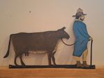 Antique very rare early 20th century butchers sign. Excellent condition.