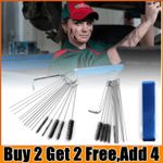 20 Needle 13Wires Brush Carb Dirt Jet Bong Cleaner Carburetor Home Cleaning-Tool