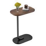 C-Shaped Compact Sofa Side End Table Coffee Laptop Table Living Room Bedroom UK