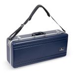 Crossrock Alto Saxophone Rectangular Case-Strong ABS Molded with Single strap