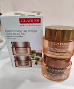 2x50ml Clarins Extra Firming Day Night Cream – [COLLAGEN]³ Firming Duo UK