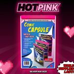 Comic Capsule PINK Silver Age Comic Protector Comic Display Case Wall mounting 