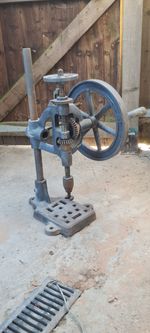 Union Cast Old Radial Arm Pillar Drill