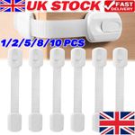 1/2/5/8/10 PACK Baby Safety Cupboard Door Strap Locks Home Child Proofing