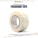 Clear Strong Parcel Packing Tape Carton Sealing 48mm X 66M Sellotape Packaging