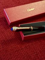 Cartier Promotional Gift Gold Finish Steel Rollerball Pen Refillable New Boxed