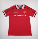 Manchester United Home Football Shirt 1990`S Beckham 7  M Original Soccer Jersey