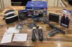 Sony VR1 Virtual Reality Headset Bundle With Box, Motion Controllers, Wires,Game