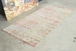 small turkish rug, hand-knotted carpet vintage rug, oushak area rug 3 x 6 ft 300