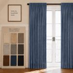 Thermal Blackout Curtains Pair Ready Made Pencil Pleat Top Thick Fully Lined