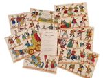 Victorian toy theatre - Timour the Tartar - hand coloured Redington's sheets