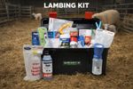 LAMBING SEASON ESSENTIALS KIT Birthing & Castration Supplies Box For Lambs Set