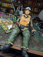 Full body 3d printed WW2 USAF pilot for RC warbirds - many scales available