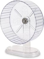 Silent Hamster Exercise Wheel with Adjustable Height Stand 7cm Wide for Dwarf