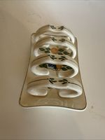 Lovely Adams Titian Ware Toast Rack - Hand-Painted Fruit