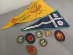 Vintage Boy Scout Fabric Patches and Pennants Job Lot