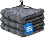 Magic Bathroom Cleaning Cloths Streak Free Shower Glass Condensation Cloths 3 PK
