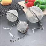 Tea Ball Stainless Steel Loose Tea Leaf Strainer Herbal Infuser Filter Diffuser 