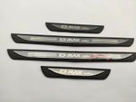 For Isuzu D-Max Accessories Door Sill Scuff Plate Guard Trim Protector Sticker 