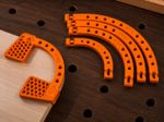 Large Router Radius Jig Set R75-R175 Corner Templates Woodworking Tool