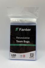 FANTER Resealable Standard Team Bags - 100 pack