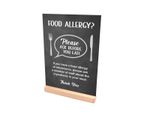 Food Allergy Sign - Notice for allergies and intolerances