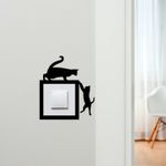 Light Switch Surround Cats Hanging Decorative Switch Plate Cover Frame