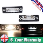 2X NUMBER PLATE LIGHT LICENCE LENS LAMP BULB FOR VW TRANSPORTER CADDY 3B5943021E