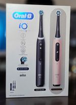 Oral-B iO5 2x Electric Toothbrushes For Adults, 2 Handles, 2 Toothbrush Heads