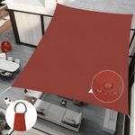 Waterproof Sun Shade Sail Shade Canopy Curved Edge UV Blocking Awning Shelter