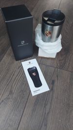 Porsche silver Thermal Mug New Boxed 400ml boxed genuine Porsche product