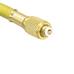 1/4 SAE Thread Connector, 0.9M Length 500PSI,Charging Hose Tube,Yellow