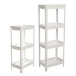 3/4 Tier Bathroom Storage Shower Rack Shelf Organiser Rack For Kitchen Bathroom