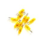 SMALL 5mm YELLOW Fruit Machine Lamp Bulbs T5-12v-1.2w