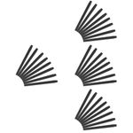 Pc Plastic Glasses Ear Hooks Anti Skid Portable Glasses Retainer Black