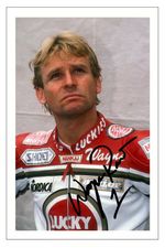 WAYNE RAINEY Signed Autograph PHOTO Gift Signature Print SUPERBIKES MotoGP