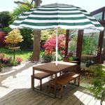 Garden Beach Patio Umbrella Parasol Sun Shade Shelter Protection 1.8m