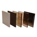 Bronze/Brown Smoke Tinted Acrylic Colour Mirror Perspex® Acrylic Plastic Sheets