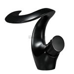 Bathroom Single Lever Hole Waterfall Sink Mixer Tap Deck Mount Wash Basin Faucet
