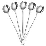 SOUP SPOON STAINLESS STEEL CUTLERY SPOONS SET - High Quality 2 4 6 10 12