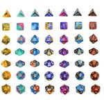 7 Dice Set Poly For RPG Role DnD D&D PST Polyhedral Coloured DD Board Games